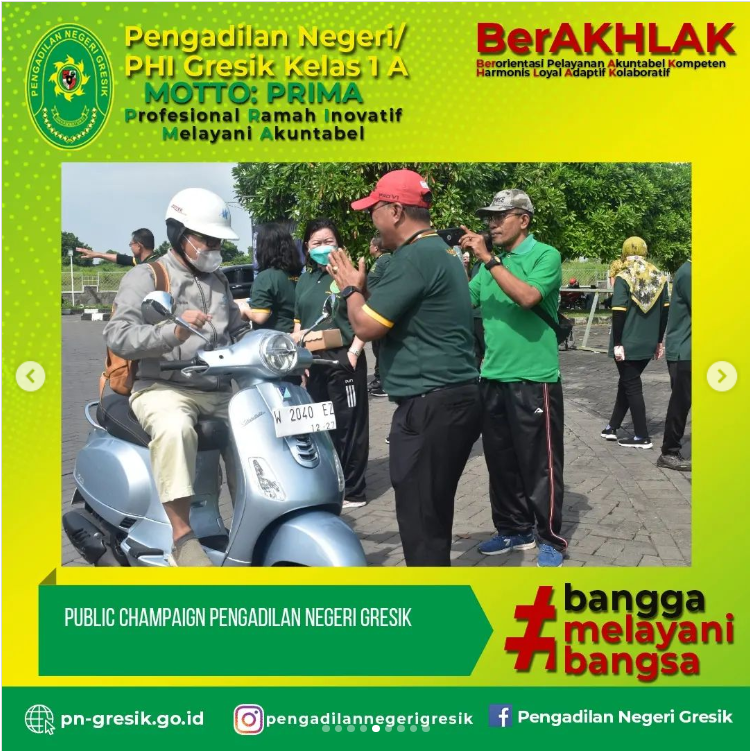 PUBLIC CAMPAIGN PENGADILAN NEGERI/HUBUNGAN INDUSTRIAL GRESIK KELAS IA 